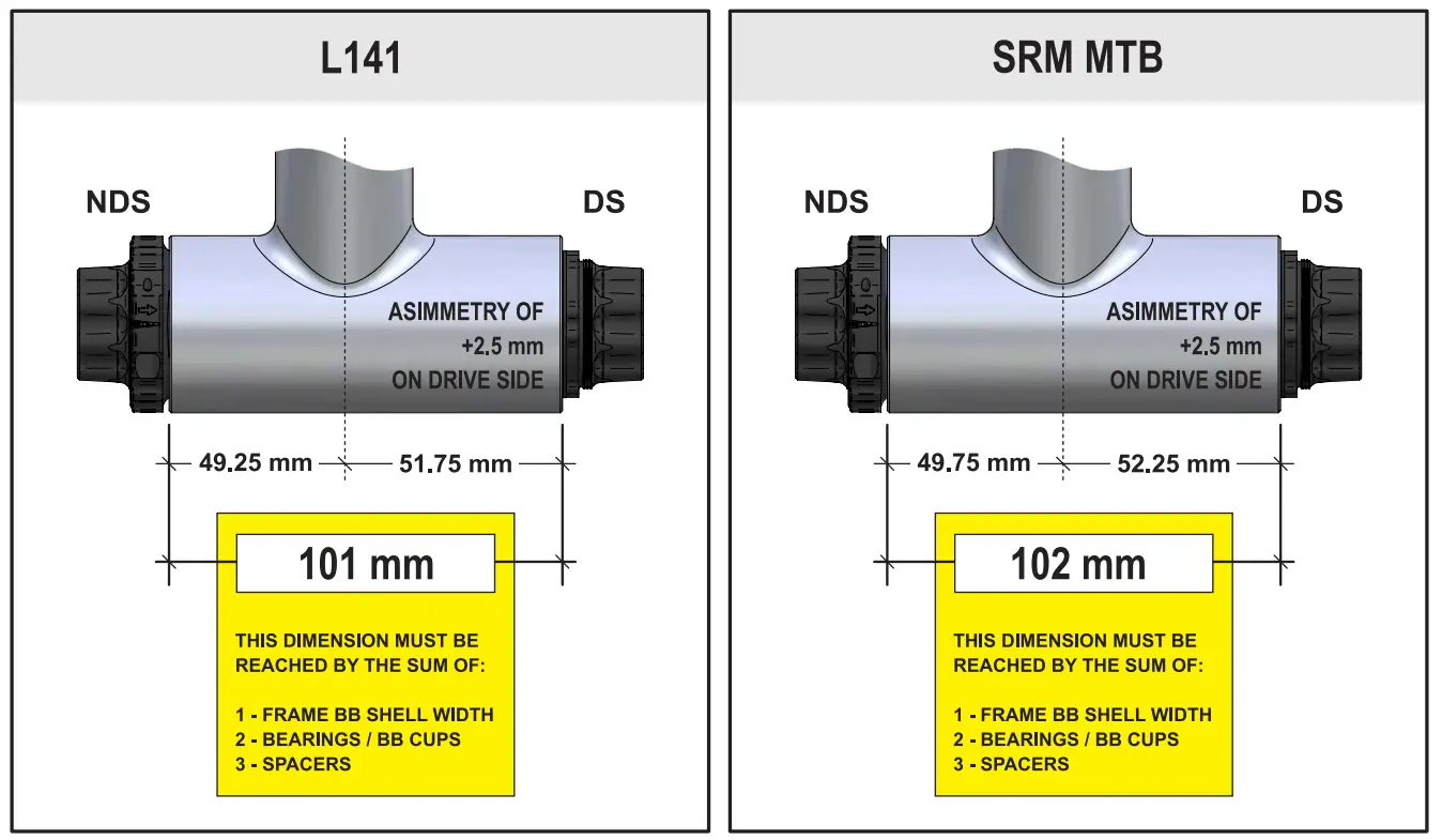 Ingrid Bike Crankset CRS-R2 Spindles - 2
