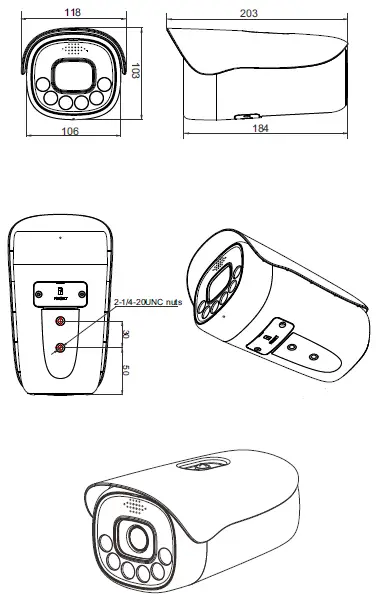 SUNELL-SN-IPR5150DUAS-Bullet-Network-Camera-fig-2