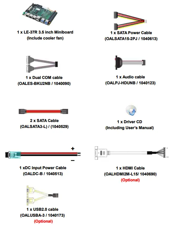 COMMELL LE-37R 3.5 Inch Motherboard - Fig 1