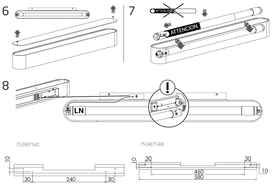 Nowodvorski 7534 Soft LED Graphite - overview 4
