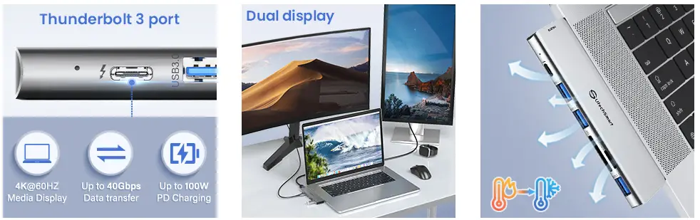 UtechSmart-UCN3317-USB-C-Hub-Adapter-MacBook-fig-3