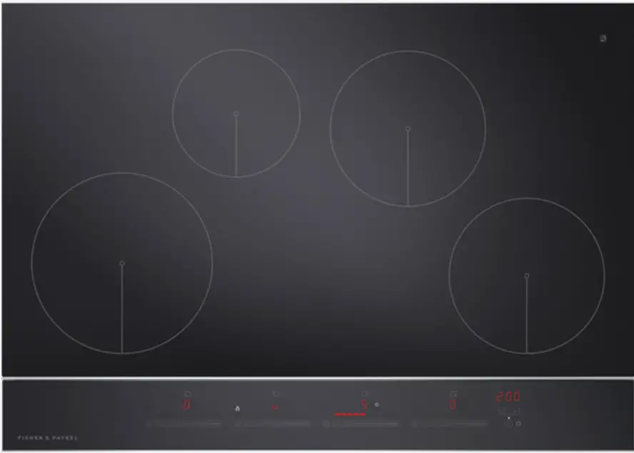 FISHER   PAYKEL CI754DTB2 75cm 4 Zone Induction Cooktop