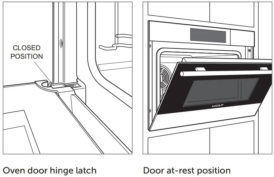 OVEN DOOR REMOVAL
