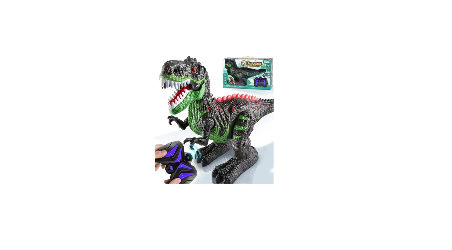 Temi 666-9a Rechargeable Electric Walking Jurassic Tyrannosaurus Robot User Manual