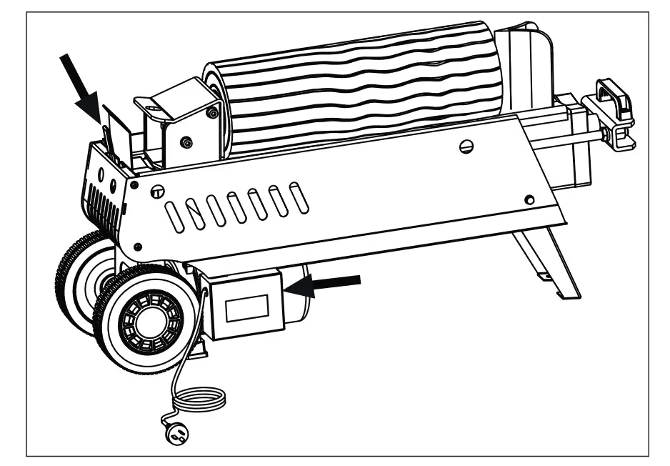 BENCHMARK 65575-9 120V 9 Ton Electric Log Splitter - LOG SPLITTER
