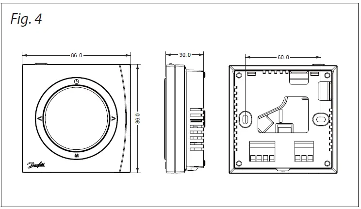 Danfoss-RET2001M-Room-and-Programmable-Room-Thermostats-fig- (4)