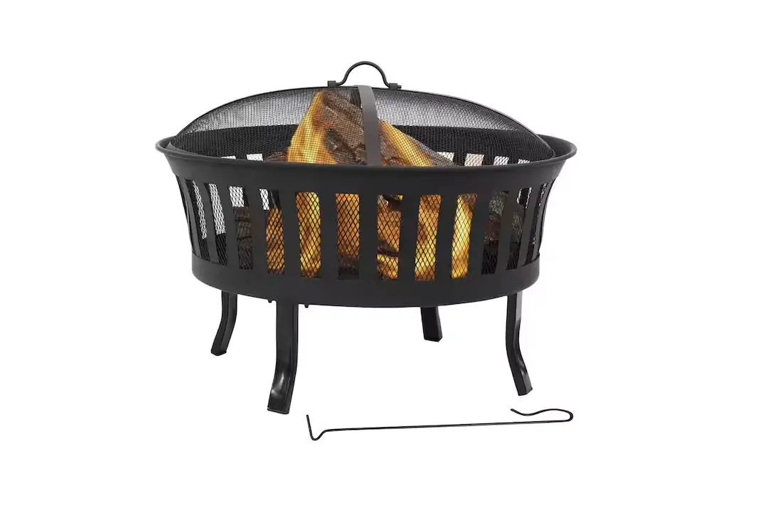 Sunnydaze Decor Nb-161 Stripe Cutout Fire Pit User Manual