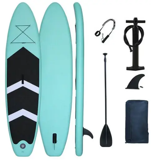 BOZTIY I1308298 Inflatable Stand Up Paddle Board Non-Slip Surfboard SUP Complete Kit
