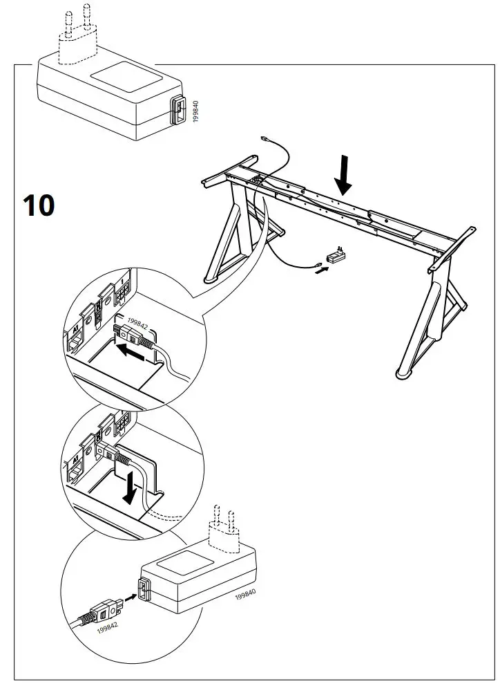 IKEA IDASEN Desk Instruction Manual - How to use