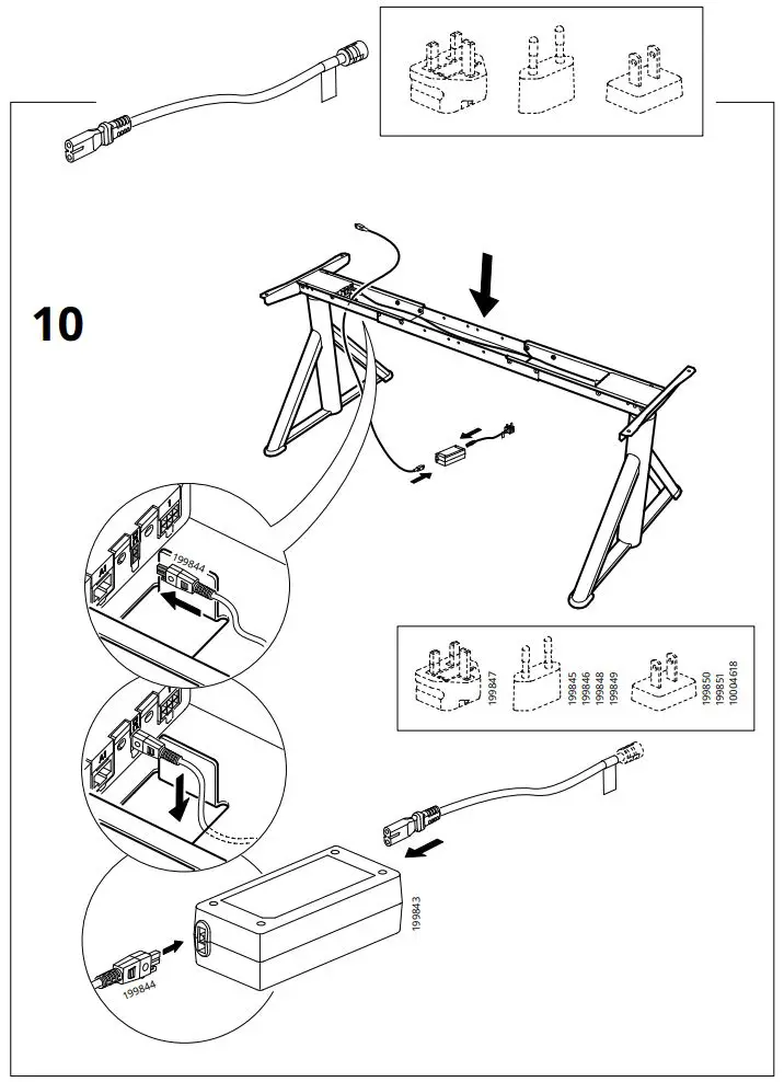 IKEA IDASEN Desk Instruction Manual - How to use
