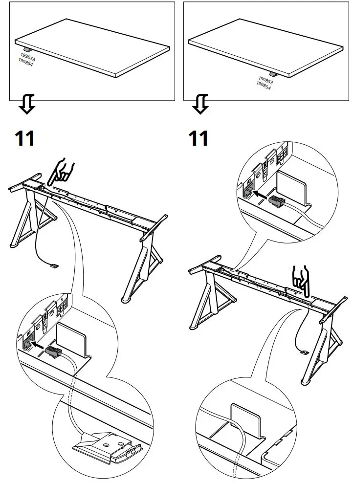 IKEA IDASEN Desk Instruction Manual - How to use