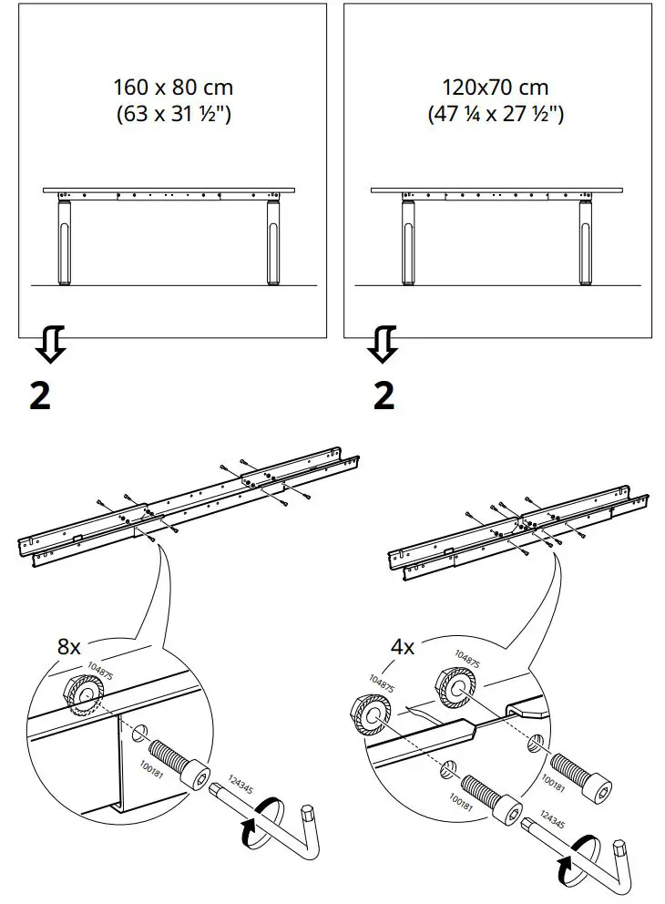 IKEA IDASEN Desk Instruction Manual - How to use