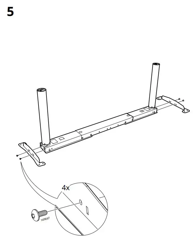 IKEA IDASEN Desk Instruction Manual - How to use