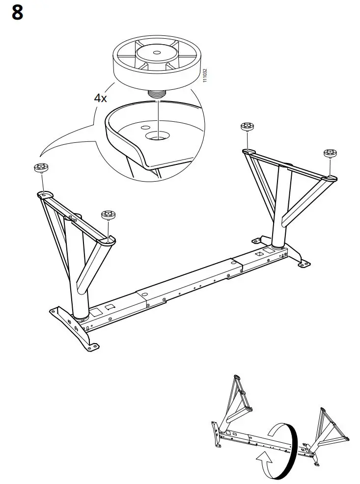 IKEA IDASEN Desk Instruction Manual - How to use