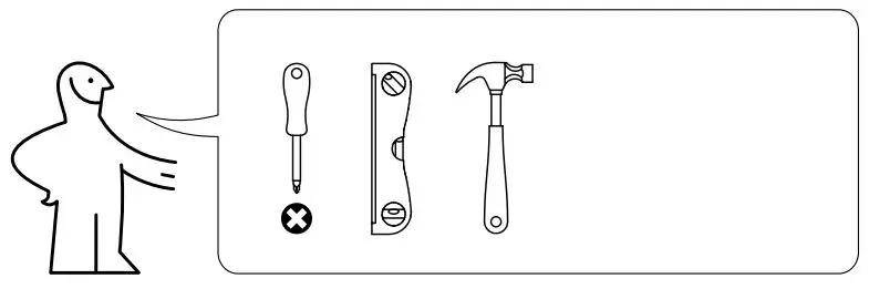 IKEA IDASEN Desk Instruction Manual - Need Tools