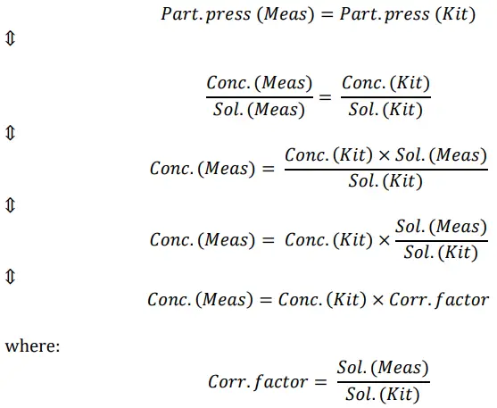 UNISENSE H2S Sensor Calibration Kit - Calculation 2