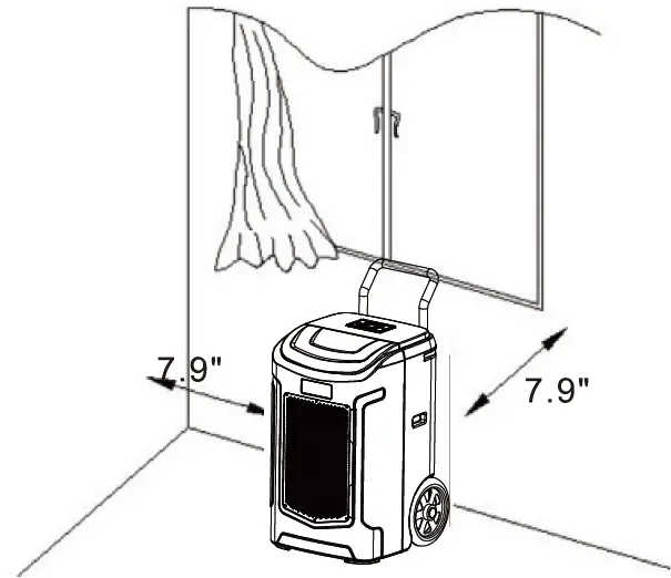 Yaufey PDGT701BD Industrial Dehumidifier with Pump 2