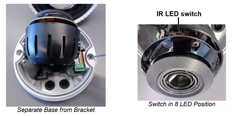 FLIR CM-6405-11-IA Quasar Premium Mini-Dome Cameras - Bracket