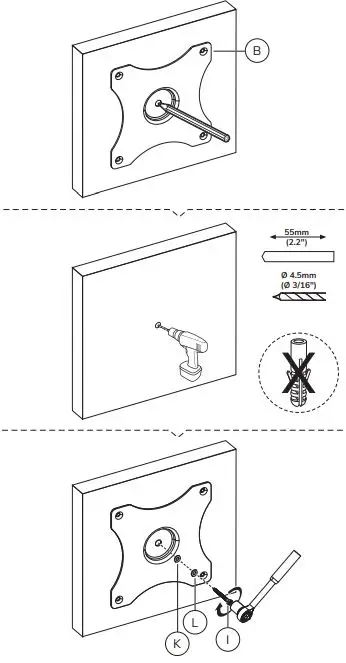 Neomounts WL15-625WH1 Table Mount-FIG4