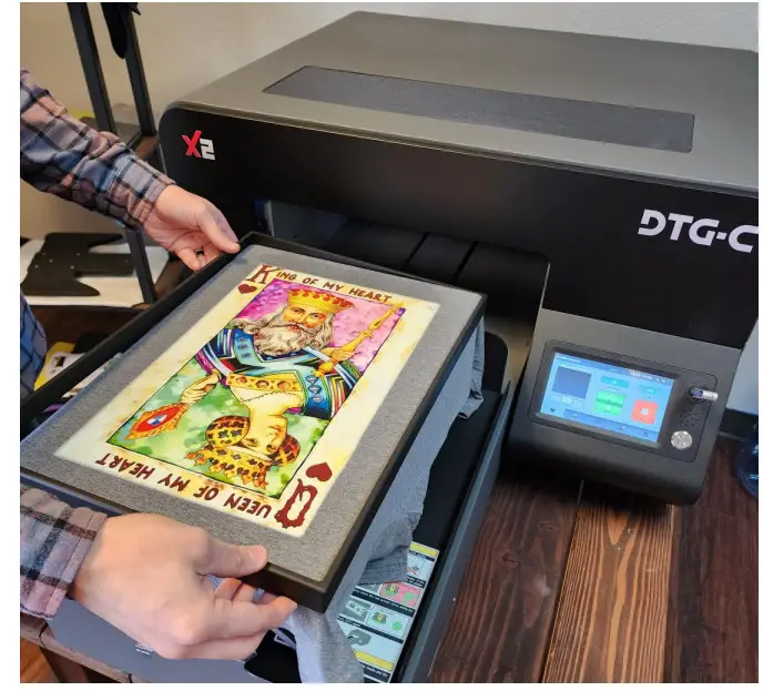 DTG Connection X2 Printer - PRACTICES