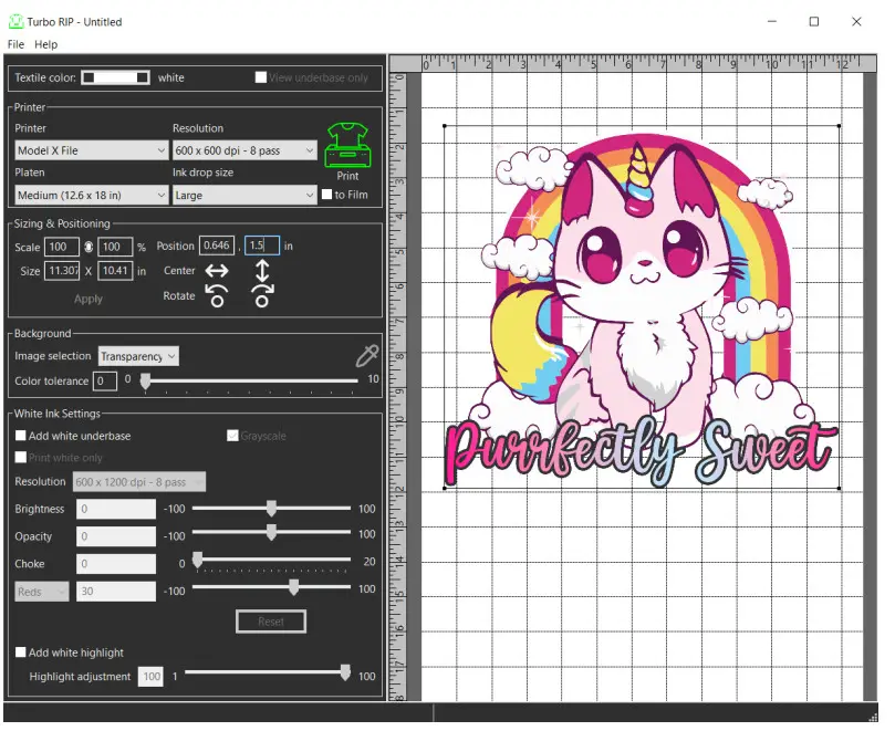 DTG Connection X2 Printer - TURBORIP