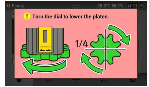 DTG Connection X2 Printer - adjustment