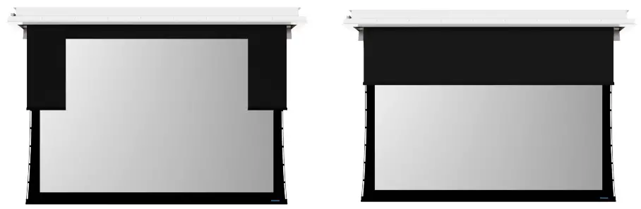 Stewart FILMSCREEN Stealth Medio V6 H6 Retractable Above Ceiling Screen System with Trapdoor -