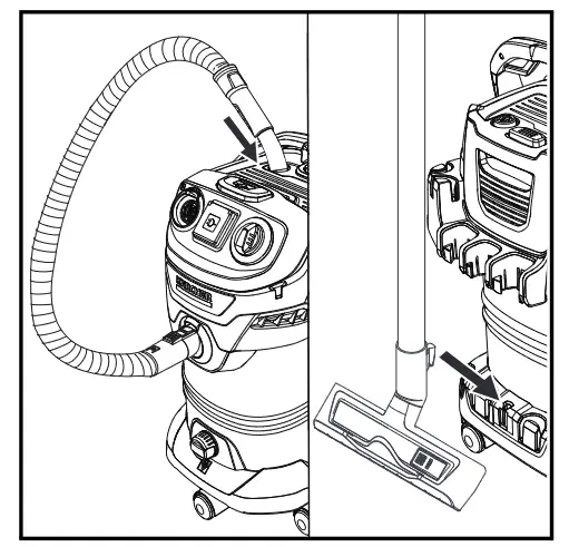 KARCHER WD 5 P Wet or Dry Vacuum Cleaner - Attach