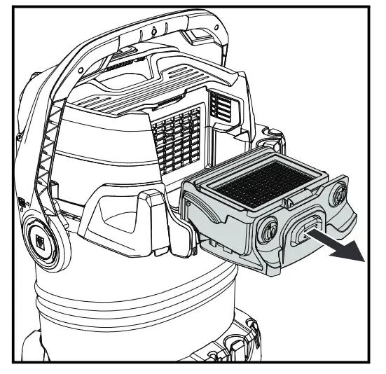 KARCHER WD 5 P Wet or Dry Vacuum Cleaner - Remove