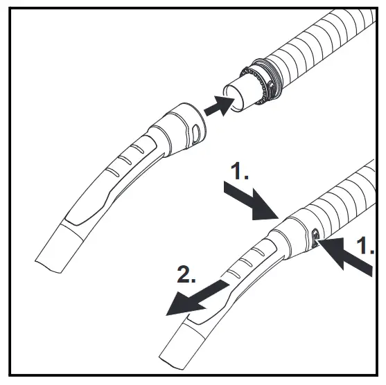 KARCHER WD 5 P Wet or Dry Vacuum Cleaner - handle