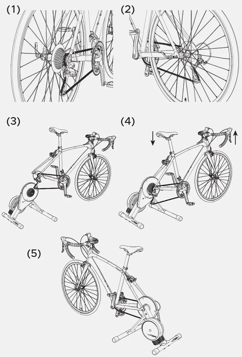 Magene T200 Smart Trainer - ATTACHING YOUR BICYCLE