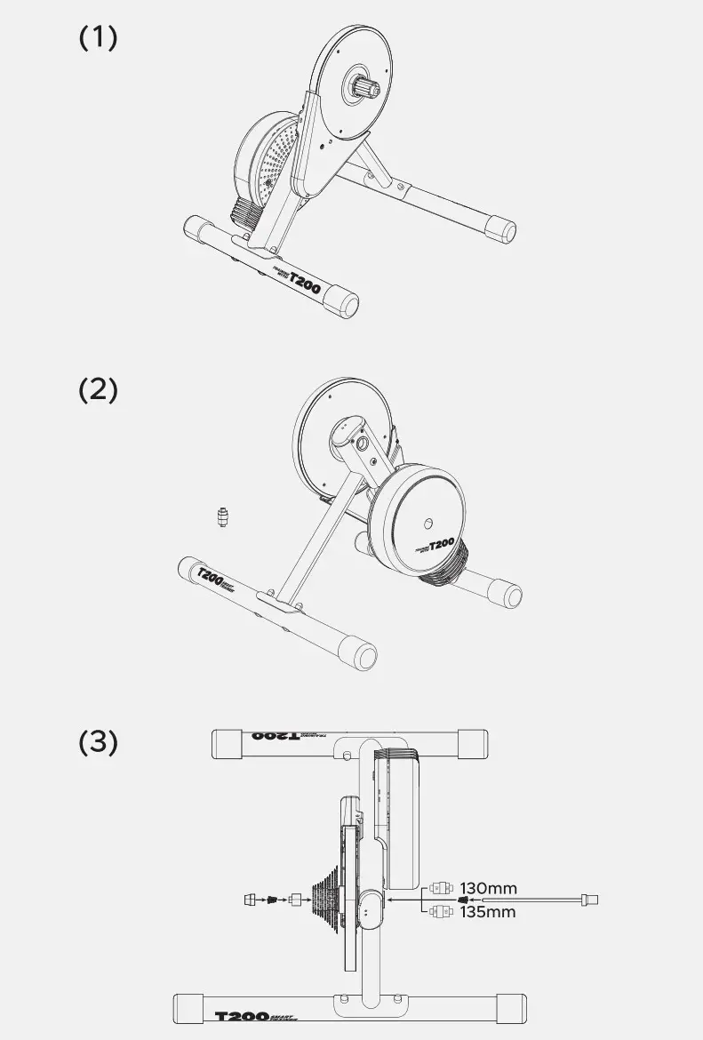 Magene T200 Smart Trainer - INSTALLING QUICK RELEASE