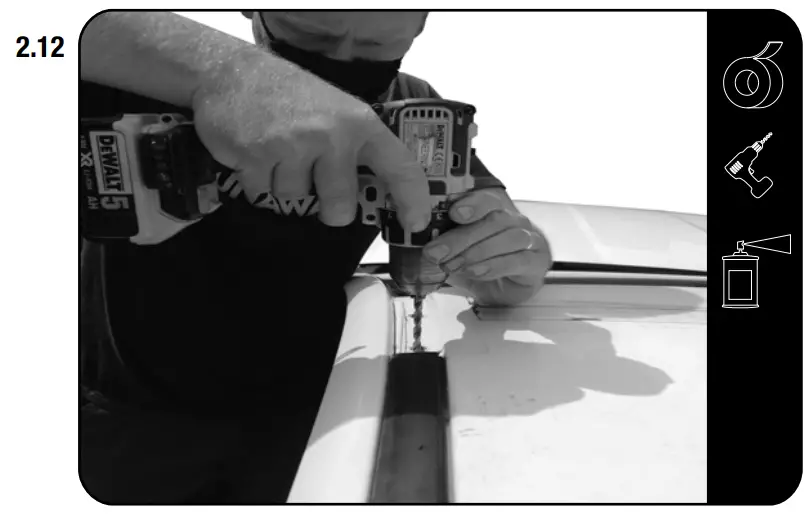 FRONT RUNNER KSFR002 Ford Ranger T6 Slimsport Roof Rack Kit  - SECURE 2