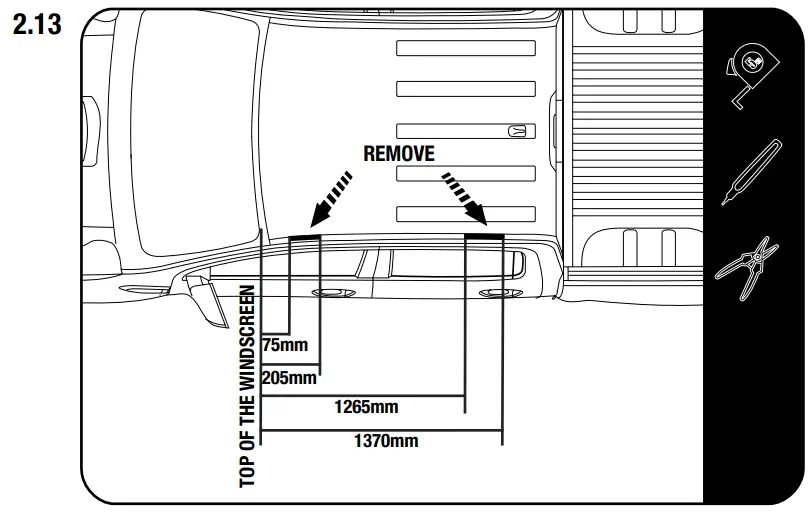 FRONT RUNNER KSFR002 Ford Ranger T6 Slimsport Roof Rack Kit  - SECURE 3