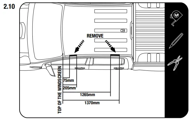 FRONT RUNNER KSFR002 Ford Ranger T6 Slimsport Roof Rack Kit  - SECURE