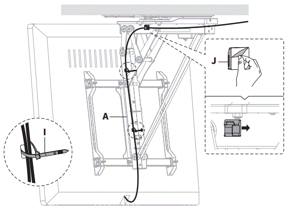 V I V O-MOUNT-E-FD70S-Black-Electric-Flip-Down-Swivel-Ceiling-TV-Mount-fig-20