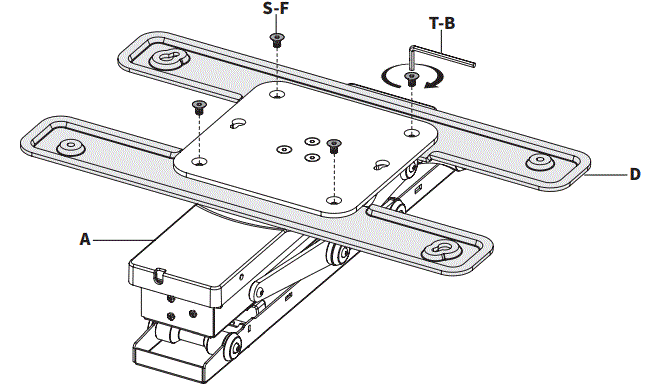 V I V O-MOUNT-E-FD70S-Black-Electric-Flip-Down-Swivel-Ceiling-TV-Mount-fig-7