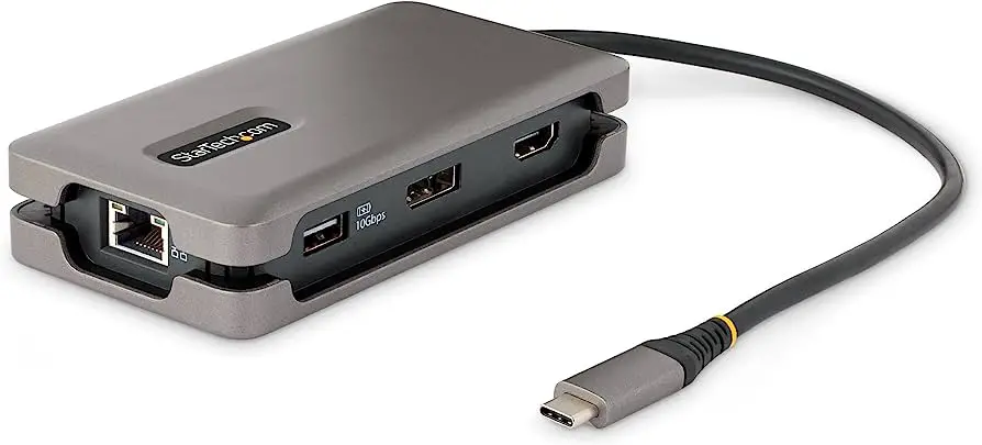 StarTech Com GbE-100W HDMI 4K HBR3 USB-C Multiport Adapter