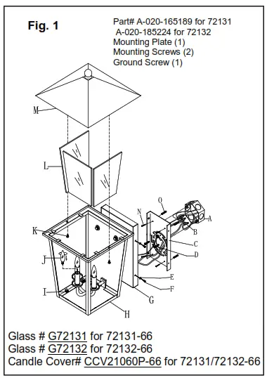 MINKA LAVERY 72131-66 Noble Hill Black Outdoor Hardwired Wall Lantern Sconce - Figure1