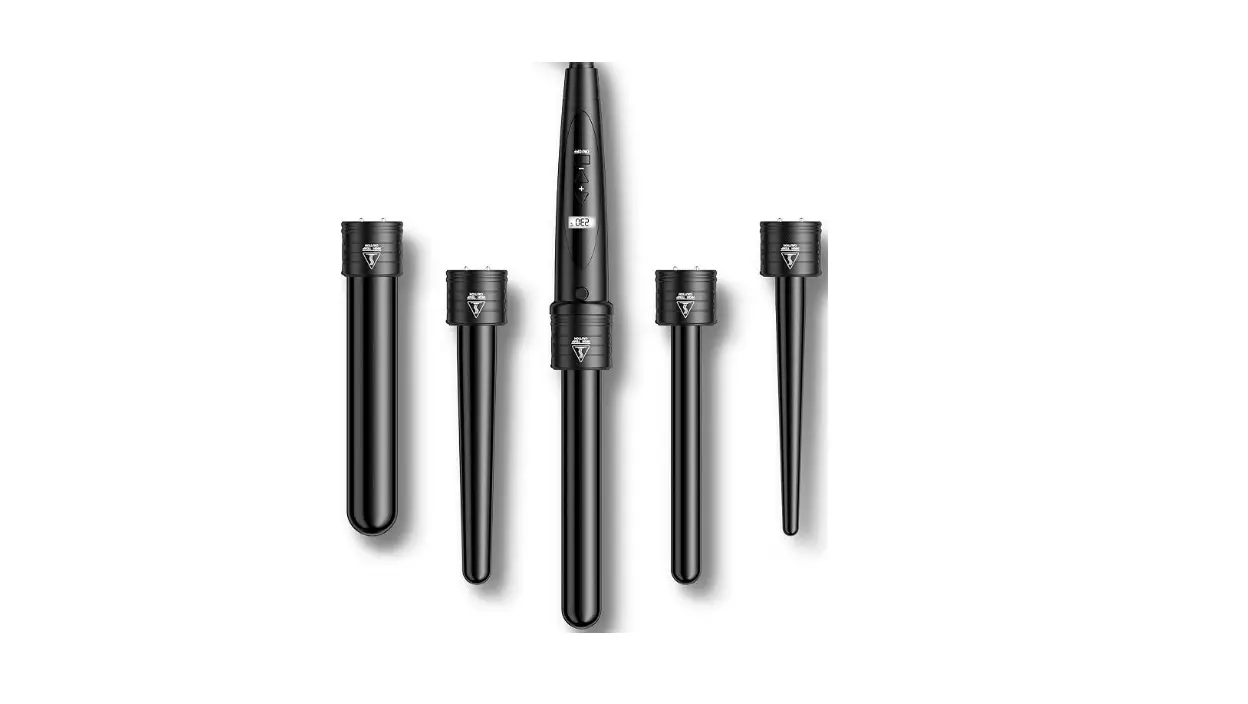 Elehot Store Et-w301 Curling Iron 5 In 1 Corrugator Modeler Multifunction Lcd Screen Instruction Manual