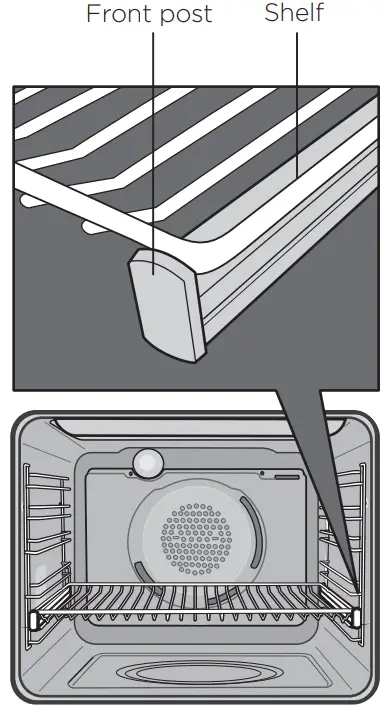 Westinghouse WVE6500 Series Oven - slide ensuring