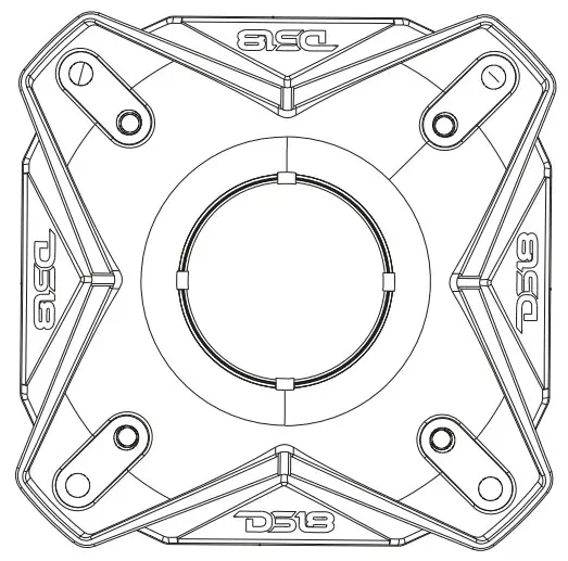 DS18 PRO-TWX3Ti 3.8 Inch Super Bullet Compression Tweeter with 1.5 Inch Titanium Voice Coil