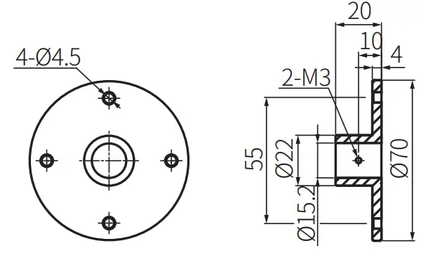 Autonics THD Series Temperature and Humidity Sensor - Bracket