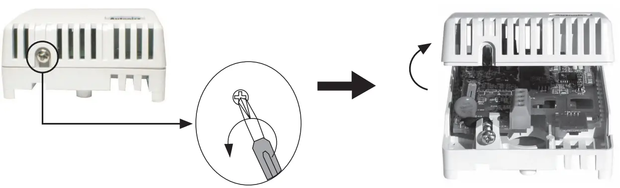 Autonics THD Series Temperature and Humidity Sensor - botton