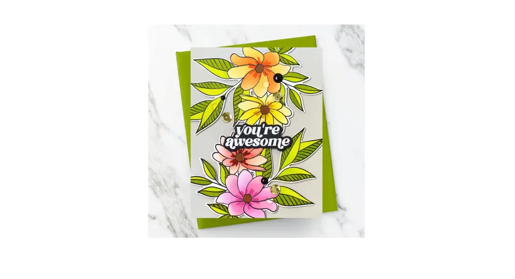 Altenew Alt7732 Sweet Bouquet Simple Coloring And Layering Stencil Set User Guide