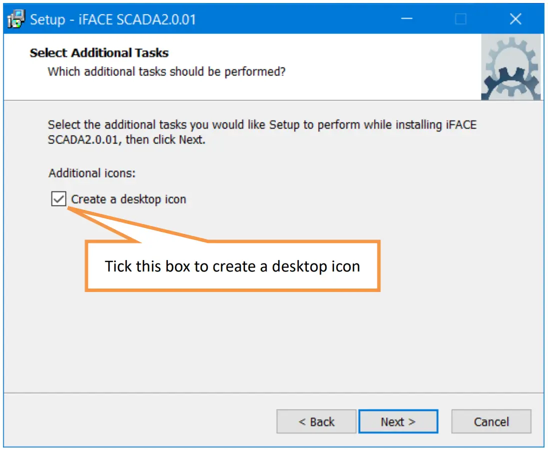 C. Installation of iFace SCADA