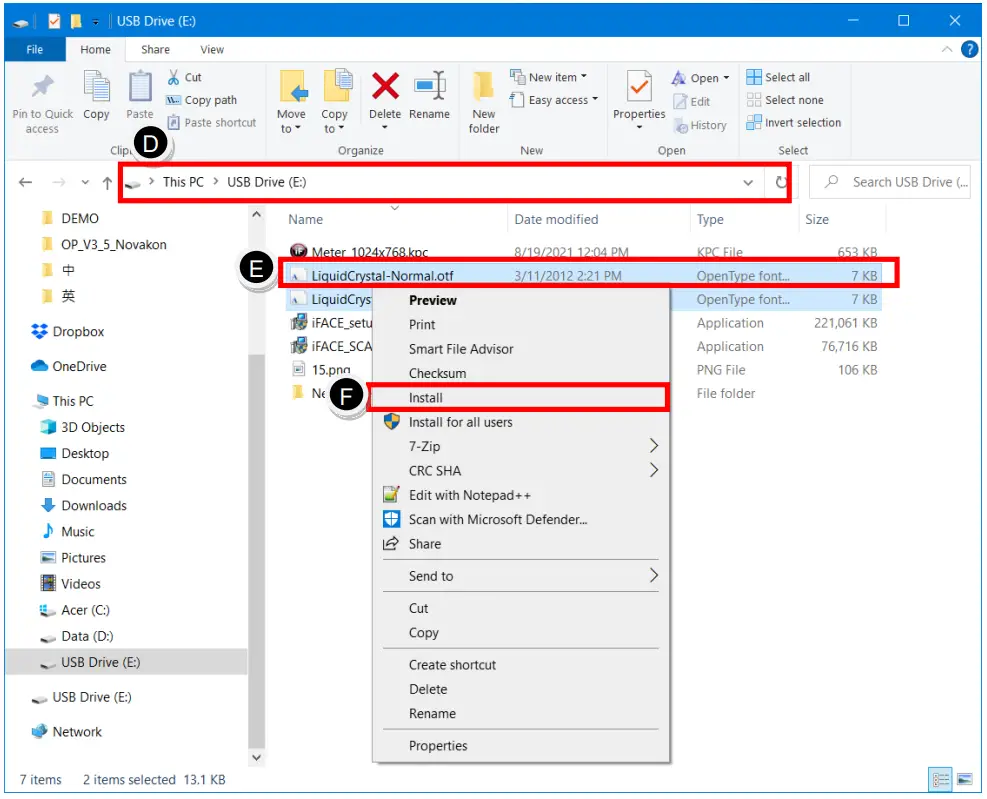 C. Installation of iFace SCADA