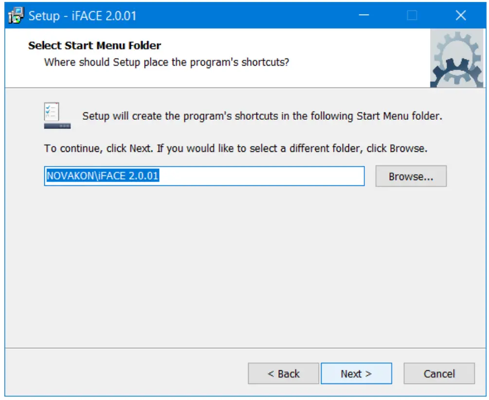 Installation of iFace-Designer®