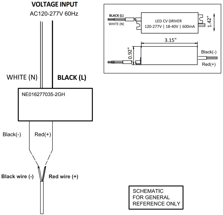 ET2 E24968 Carmen 32 Inch LED Pendant - voltage input