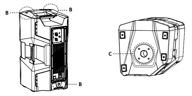 dBTechnologies OPERA REEVO Doctor ProAudio User Manual - Mechanical Fixing Point